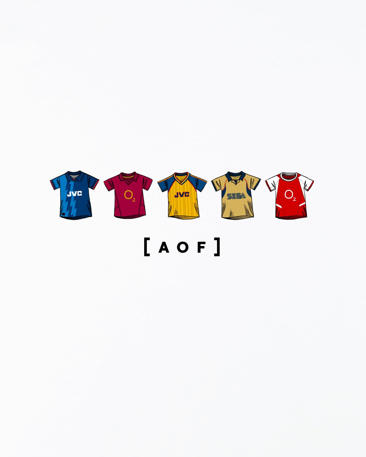 AFC Printed Classics White Tee