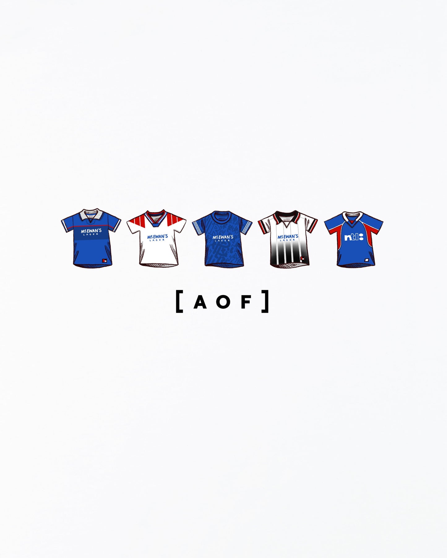 RFC Printed Classics White Tee