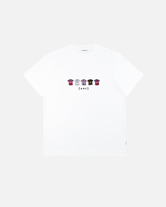 AVFC Printed Classics White Tee