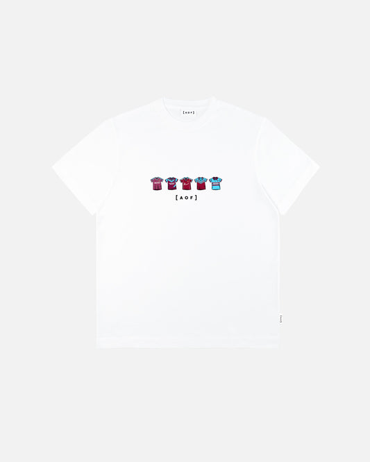 WHUFC Printed Classics White Tee