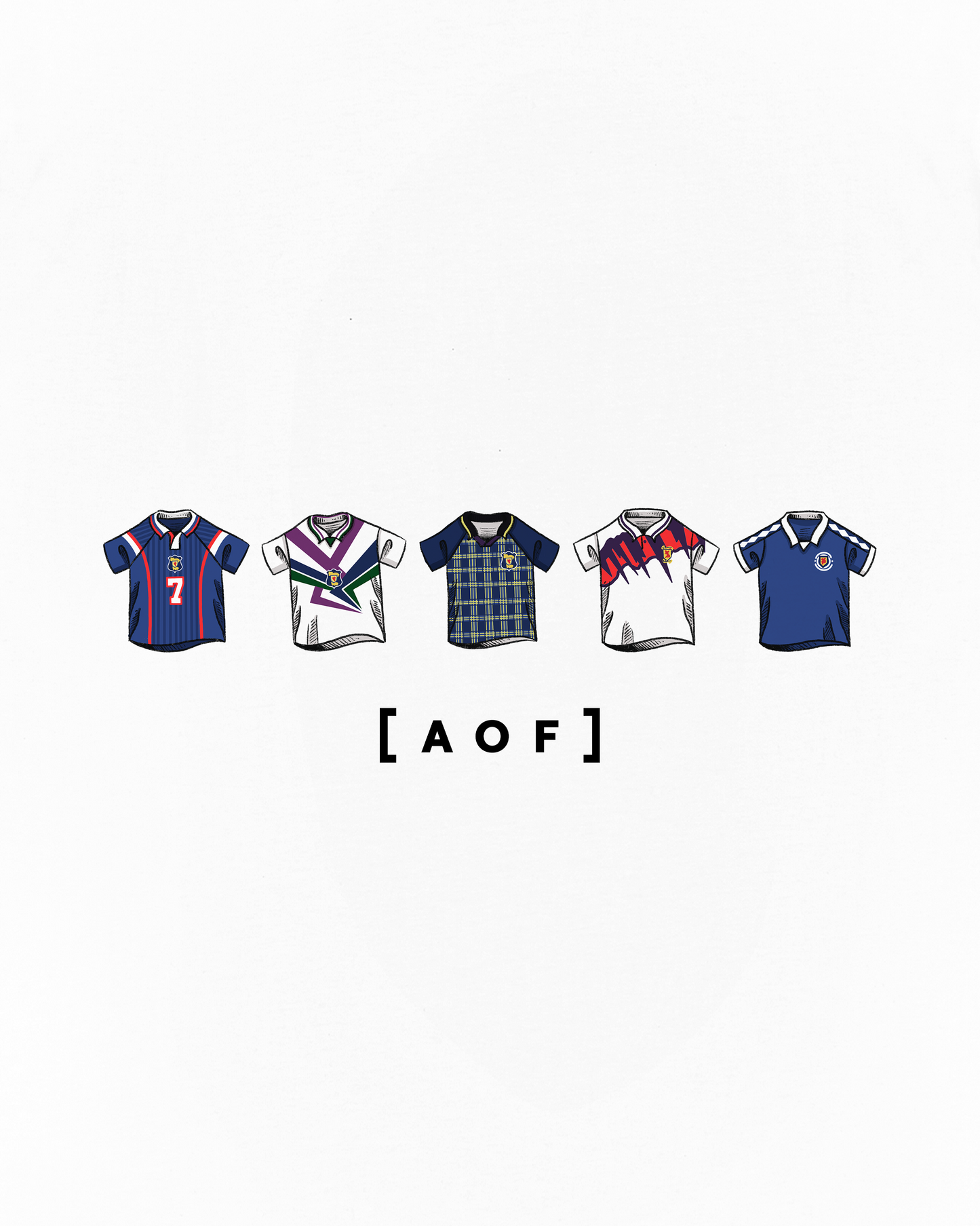 Scotland Printed Classics White Tee