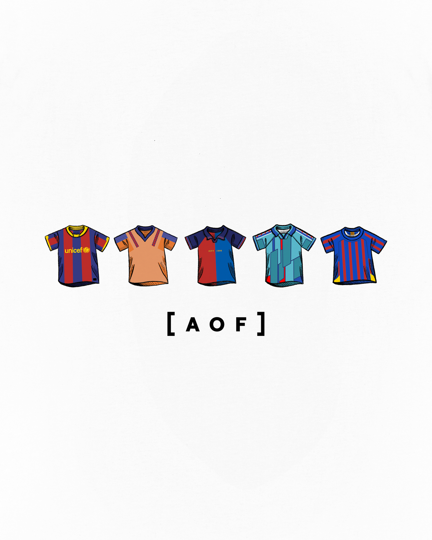 Barcelona Printed Classics White Tee