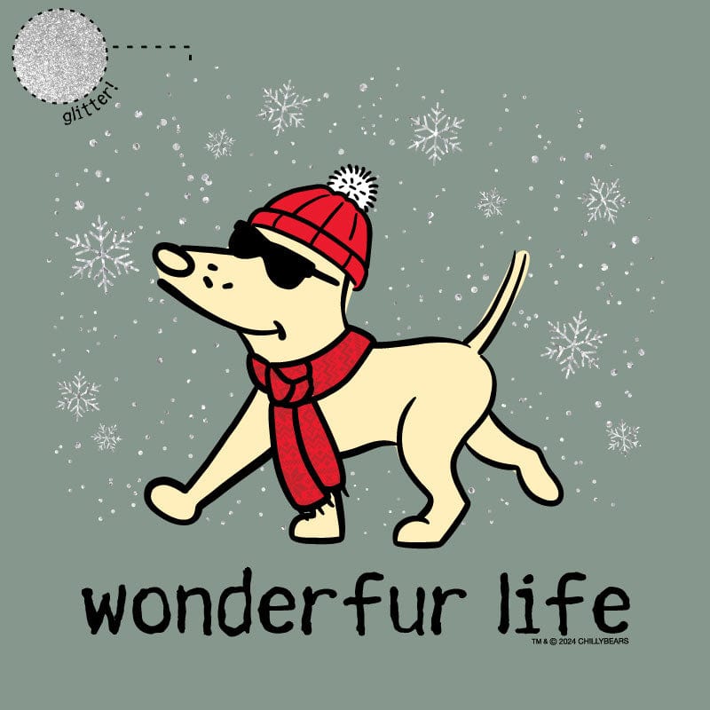 Glitter Wonderfur Life - Crewneck Sweatshirt