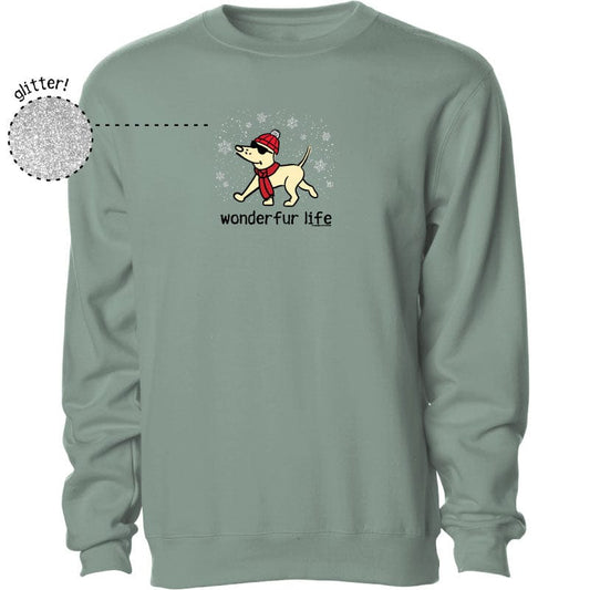 Glitter Wonderfur Life - Crewneck Sweatshirt