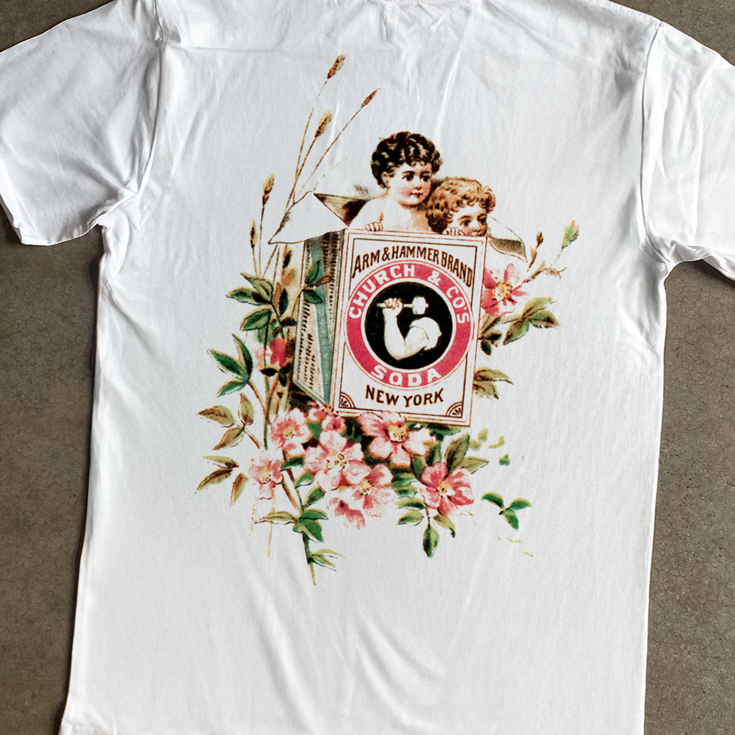 ARM & HAMMER CLASSIC WHITE 'FRESCO' T-SHIRT