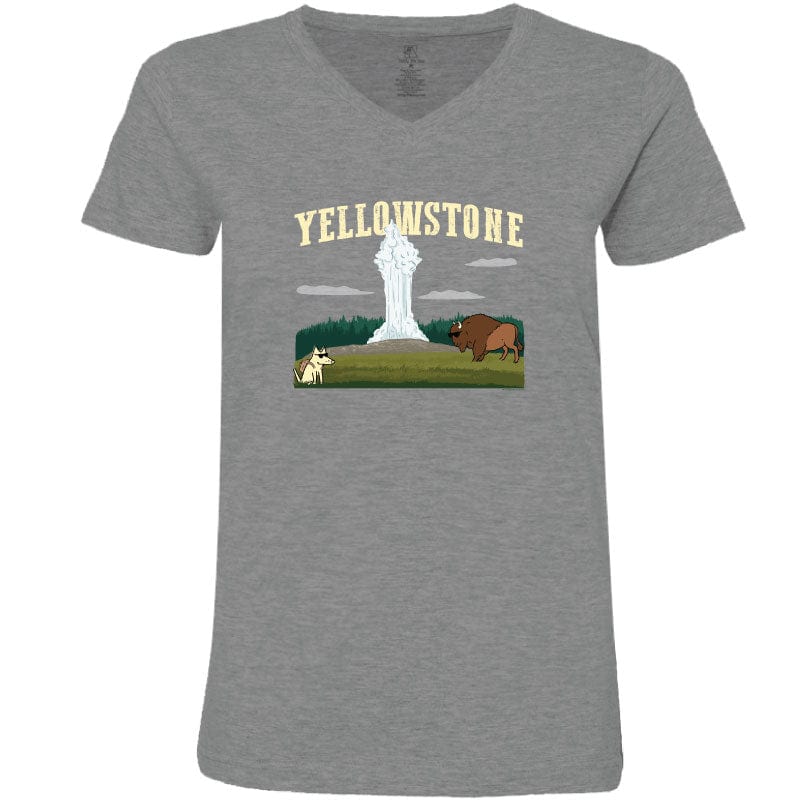 Yellowstone - Ladies T-Shirt V-Neck
